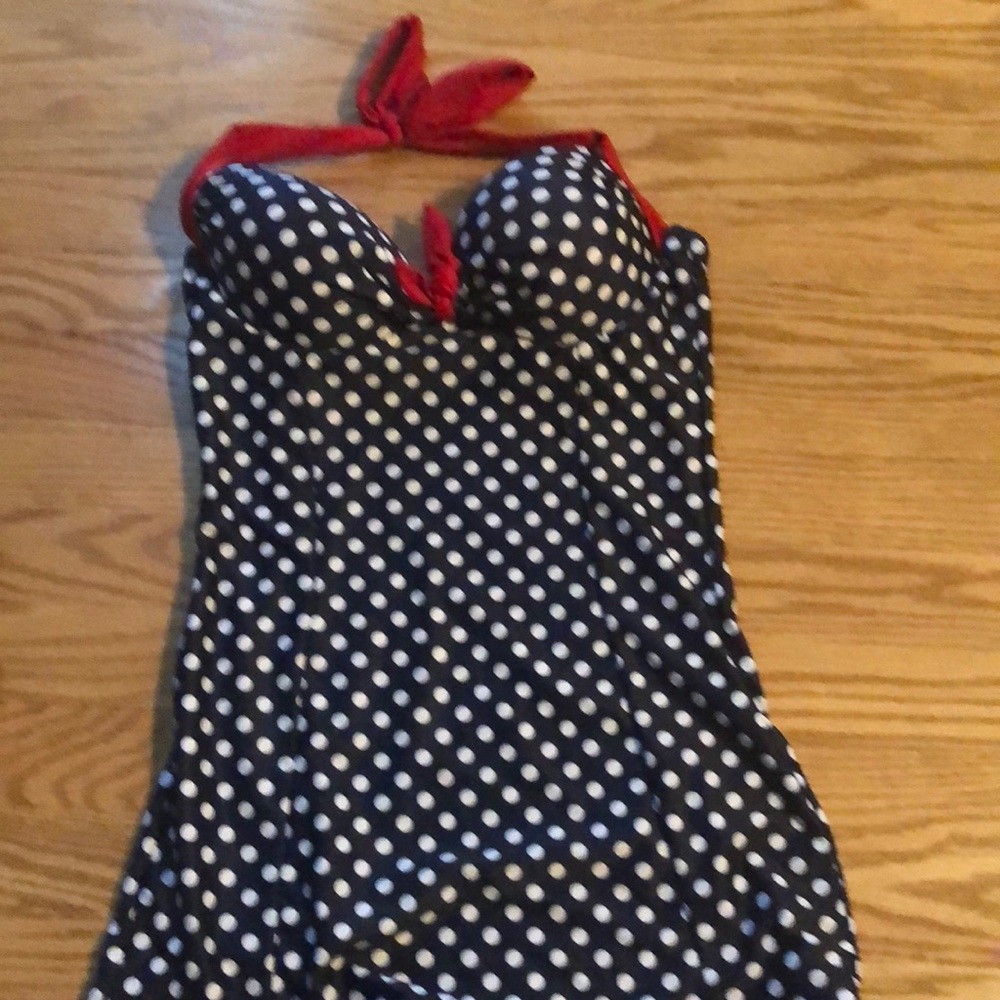 Retro swim suit